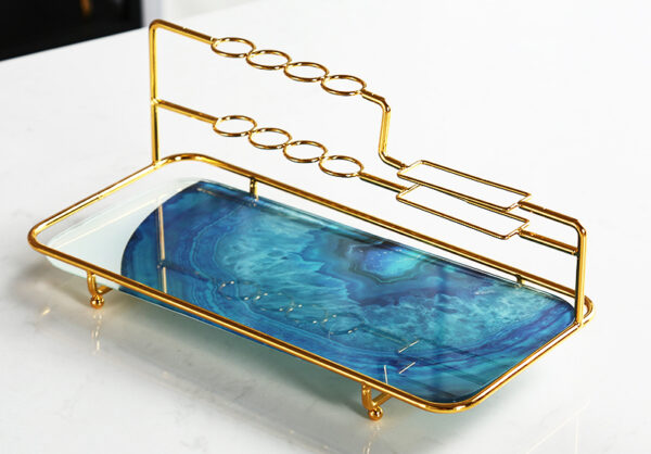 ขาย ชุดจัดระเบียบเครื่องสำอางค์ลายหินอ่อน Cosmetic Storage Tray
