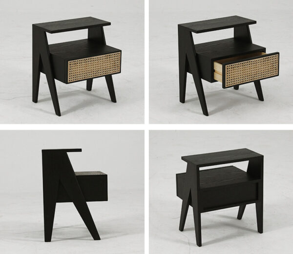ขาย โต๊ะข้างไม้สาน Rattan Side Table IV