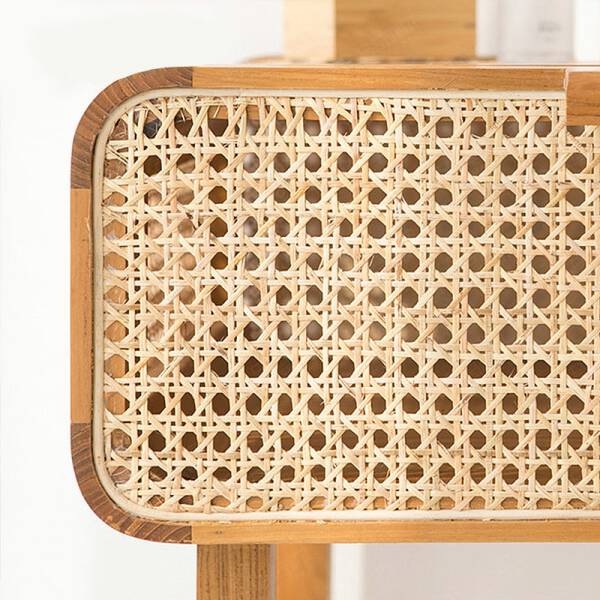 ขาย โต๊ะข้างไม้สาน Rattan Side Table III
