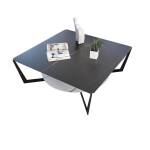 ขาย โต๊ะกลางลายหินอ่อนสองชั้น 2 Layers Square Center Table