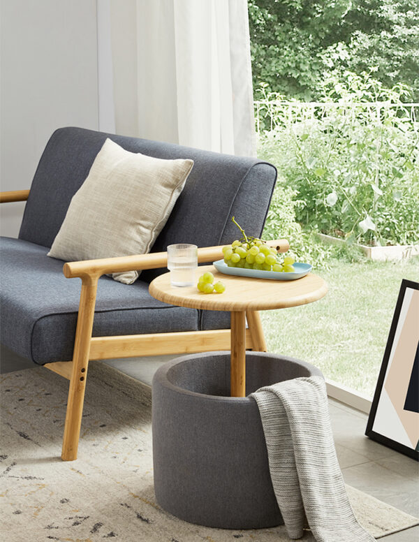 ขาย โต๊ะข้างท็อปไม้อเนกประสงค์สไตล์มินิมอล Minimal Side Table X