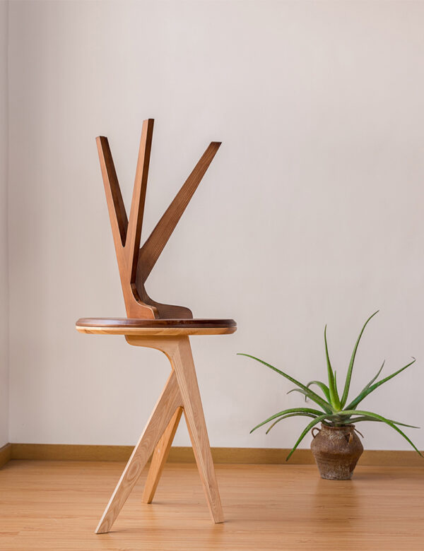 ขาย โต๊ะข้างสไตล์มินิมอล Circle Wooden Side Table II