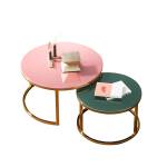 ขาย ชุดโต๊ะกลางห้องรับแขก 2 ตัว Designed Round Center Table Set
