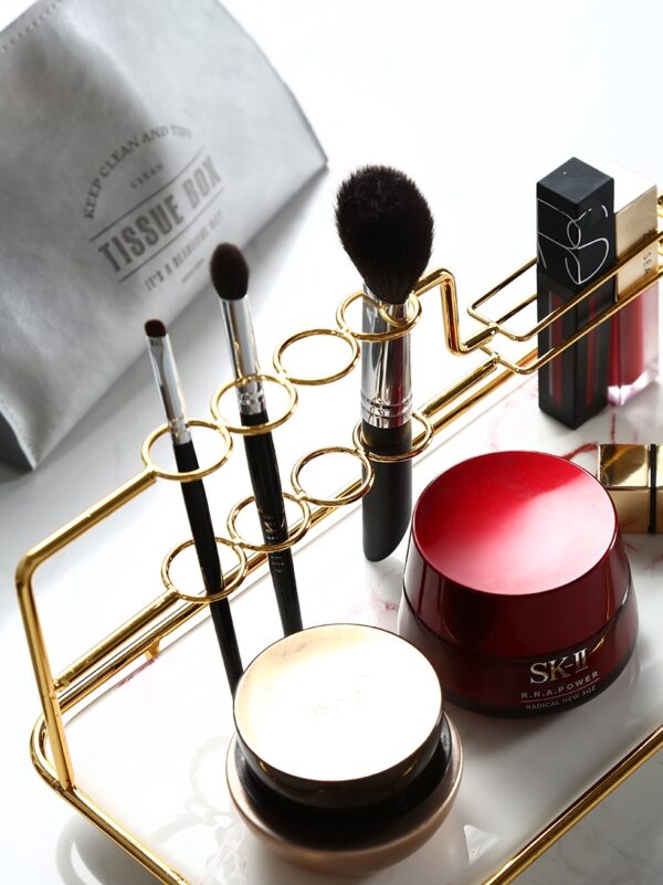 ขาย ชุดจัดระเบียบเครื่องสำอางค์ลายหินอ่อน Cosmetic Storage Tray