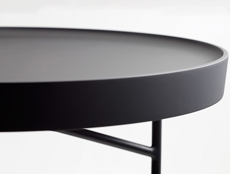 ขาย โต๊ะข้างฐานซีเมนต์  Cement Designed Side Table