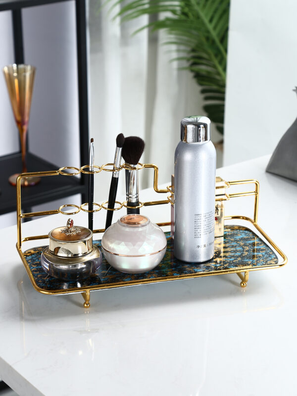 ขาย ชุดจัดระเบียบเครื่องสำอางค์ลายหินอ่อน Cosmetic Storage Tray