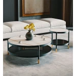 ขาย ชุดโต๊ะกลางทรงกลม Designed Coffee Table Set X