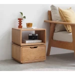 ขาย โต๊ะข้างไม้ Rotating Solid Side Table