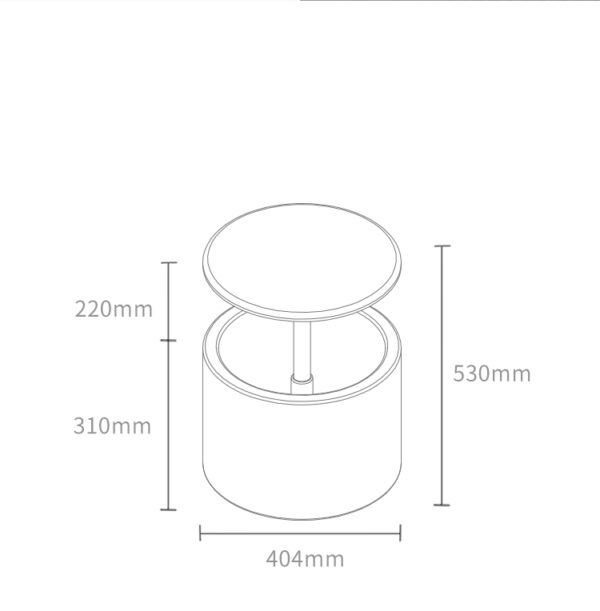 ขาย โต๊ะข้างท็อปไม้อเนกประสงค์สไตล์มินิมอล Minimal Side Table X