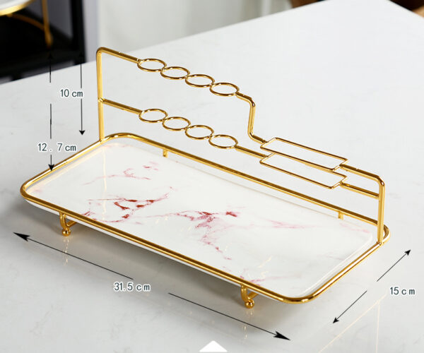 ขาย ชุดจัดระเบียบเครื่องสำอางค์ลายหินอ่อน Cosmetic Storage Tray