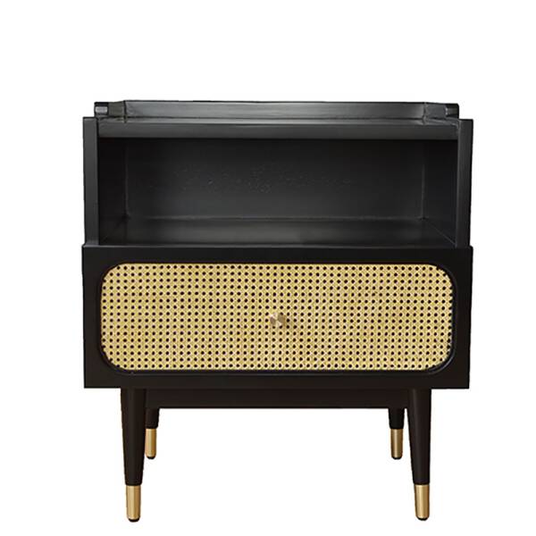 ขาย โต๊ะข้างเตียงไม้จักรสาน Rattan Bedside Table III