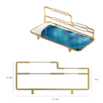 ขาย ชุดจัดระเบียบเครื่องสำอางค์ลายหินอ่อน Cosmetic Storage Tray