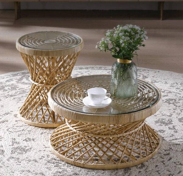 ขาย ชุดโต๊ะห้องรับแขก Rattan Coffee Table