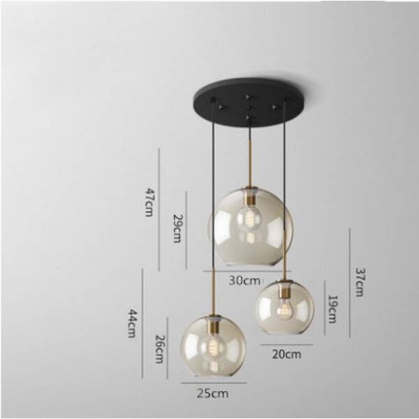 ขาย โคมไฟติดเพดานสำหรับตกแต่งบ้าน Creative Glass Ceiling Lamp II