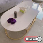 ขาย โต๊ะกลางท็อปหินอ่อนทรงรี Oval Designed Coffee Table