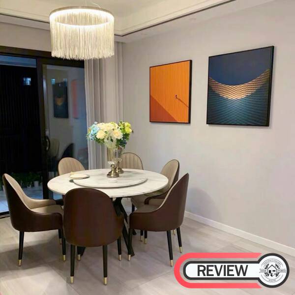 ขาย โคมไฟแต่งบ้านติดเพดาน Luxury Nordic Circle Chandelier
