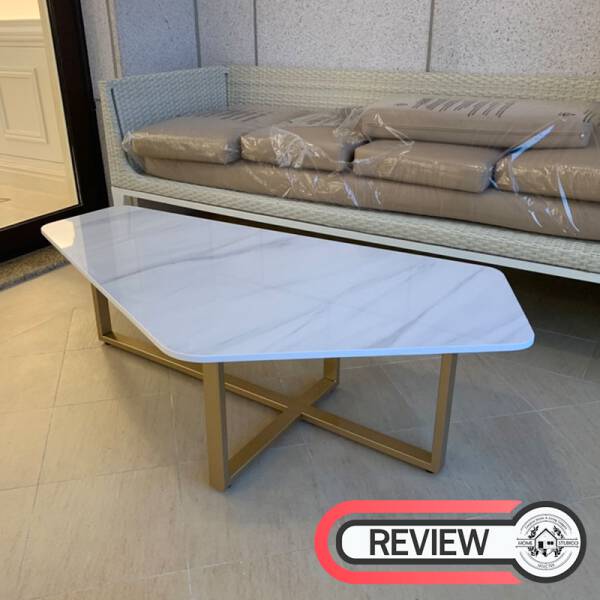 ขาย โต๊ะกลางลายหินอ่อน Designed Center Table