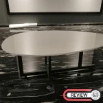 ขาย โต๊ะกลางท็อปหินอ่อนทรงรี Oval Marble Coffee Table III