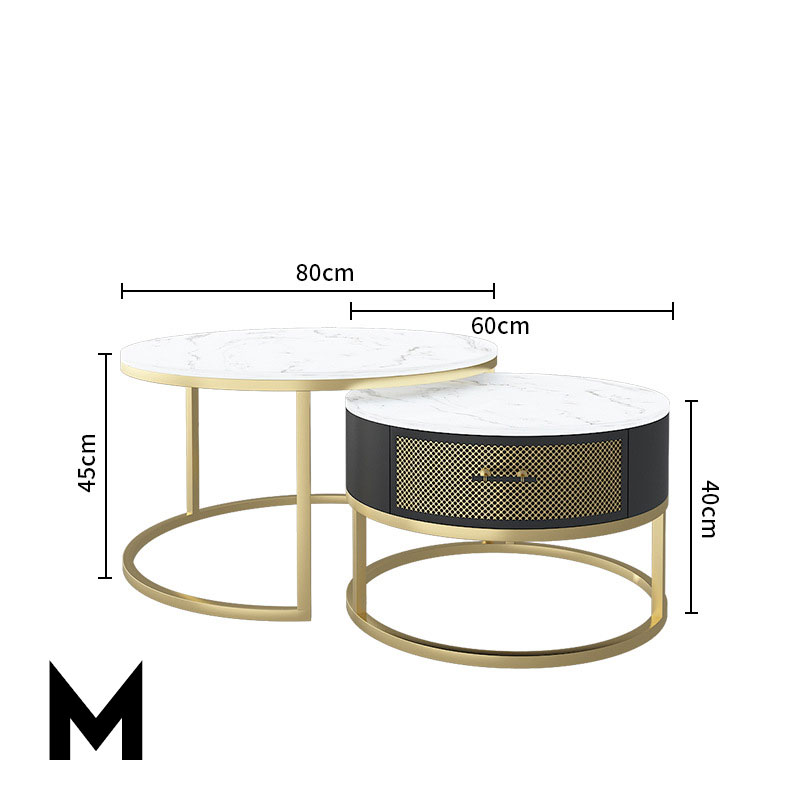 Size M ทอง - ขาว