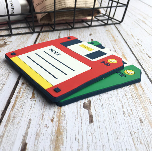 ขาย แผ่นรองแก้วฟลอบปี้ดิส (2 ชิ้น) Floppy Disk Coaster