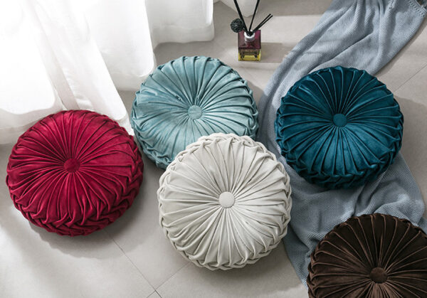 ขาย เบาะรองนั่งกำมะหยี่ Circle Decorative Cushion