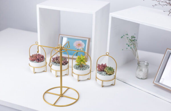 ขาย ชุดกระถางต้นไม้ชิงช้าหมุน Carousel Flower Pot