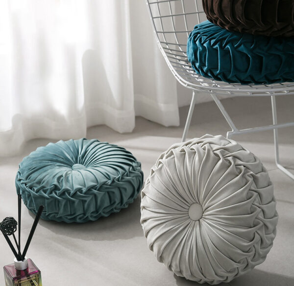 ขาย เบาะรองนั่งกำมะหยี่ Circle Decorative Cushion