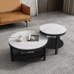 ขาย ชุดโต๊ะกลางห้องรับแขกหินอ่อน Marble Coffee Table Set V