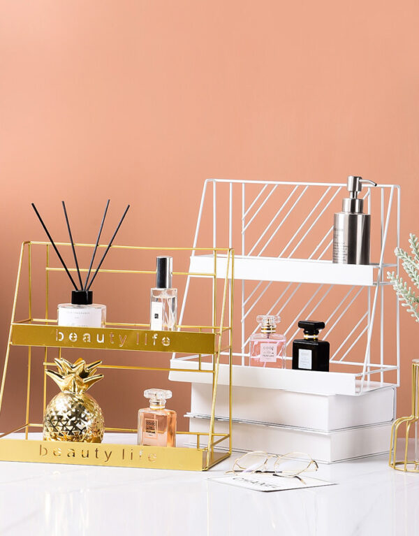 ขาย ชั้นวางเครื่องสำอาง Double-Layers Decorative Tray