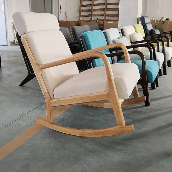 ขาย เก้าอี้โยก Wooden Rocking Chair