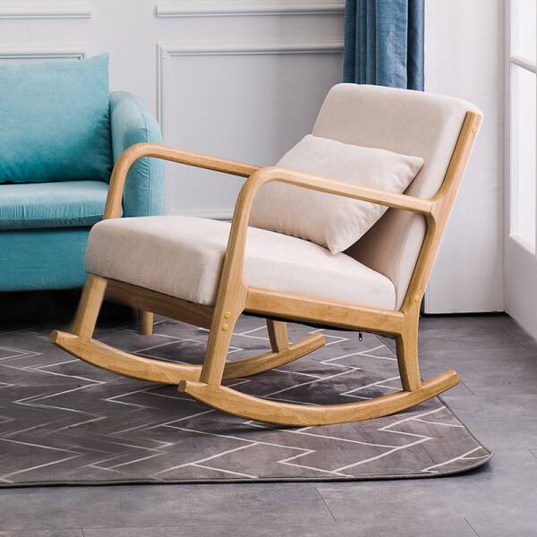 ขาย เก้าอี้โยก Wooden Rocking Chair