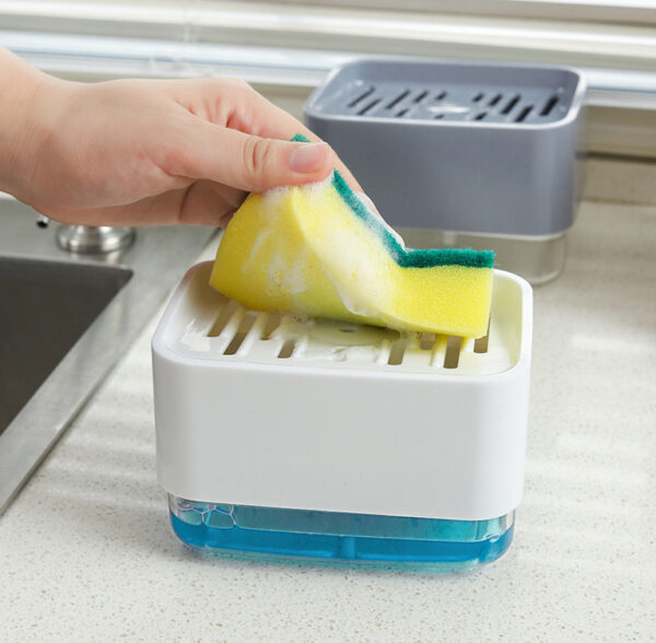 ขาย แท่นวางฟองน้ำ Dishwashing Liquid Dispenser II 3 pcs