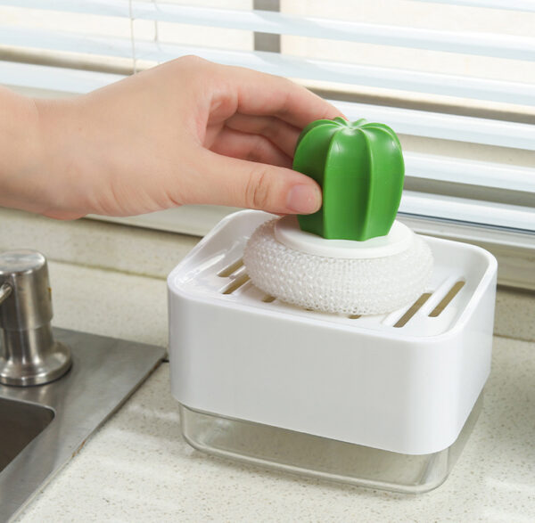 ขาย แท่นวางฟองน้ำ Dishwashing Liquid Dispenser II 3 pcs
