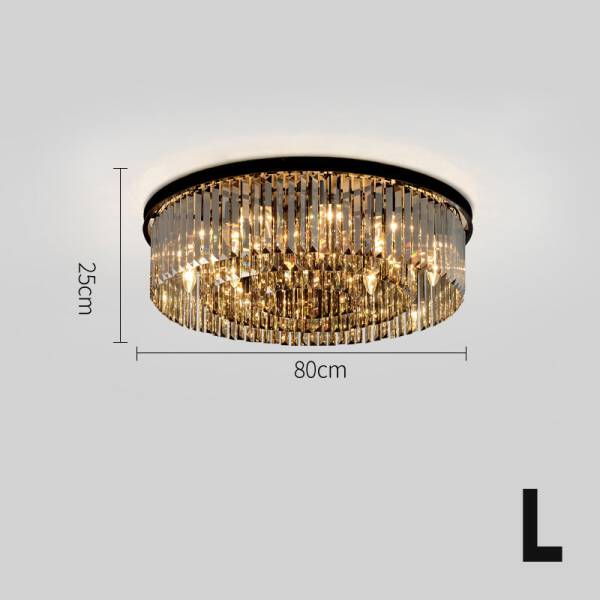 ขาย โคมไฟแต่งบ้านติดเพดาน Luxury Black Chandelier V