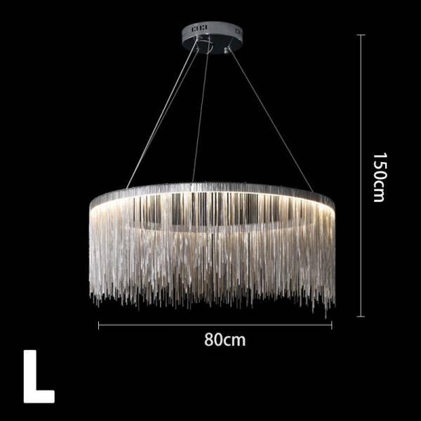 ขาย โคมไฟแต่งบ้านติดเพดาน Luxury Nordic Circle Chandelier