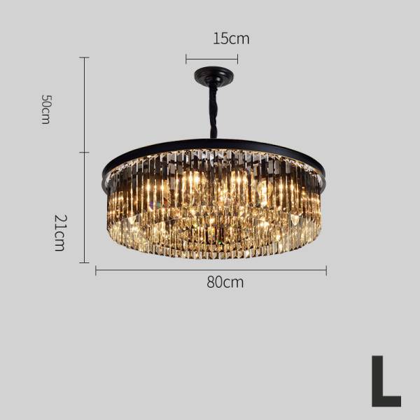 ขาย โคมไฟแต่งบ้านติดเพดาน Luxury Black Chandelier III