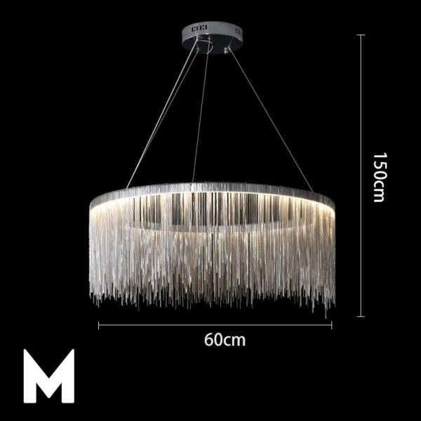 ขาย โคมไฟแต่งบ้านติดเพดาน Luxury Nordic Circle Chandelier