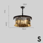ขาย โคมไฟแต่งบ้านติดเพดาน Luxury Black Chandelier III