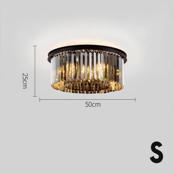 ขาย โคมไฟแต่งบ้านติดเพดาน Luxury Black Chandelier V
