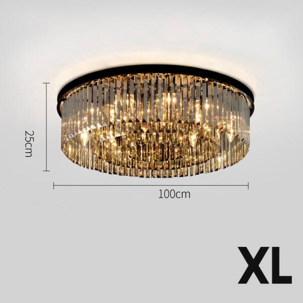 ขาย โคมไฟแต่งบ้านติดเพดาน Luxury Black Chandelier V