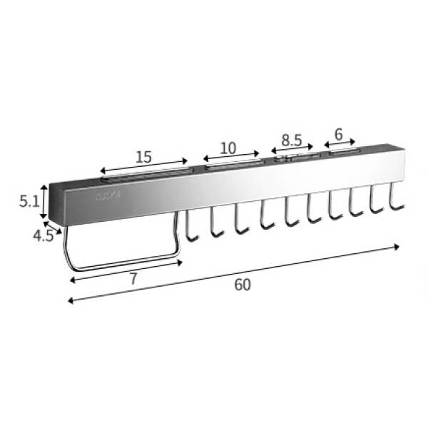 ขาย ที่แขวนอุปกรณ์ทำครัว Stainless Steel Knife Holder