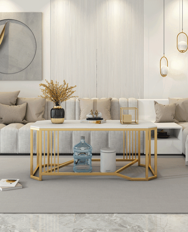 ขาย โต๊ะกลางท็อปหินอ่อน Marble Coffee Table IV