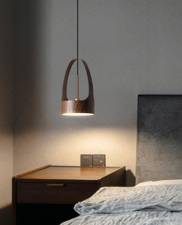 ขาย โคมไฟไม้ติดเพดาน Wooden Ceiling Lamp