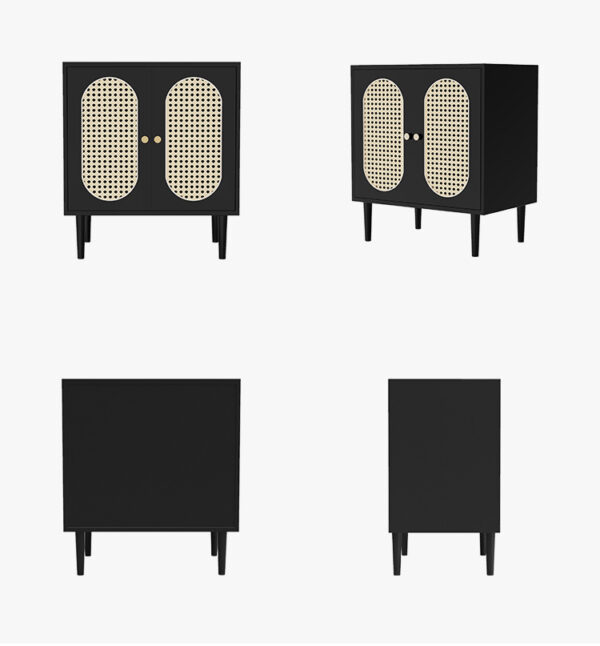 ขาย โต๊ะข้างเตียงไม้จักรสาน Rattan Bedside Table II