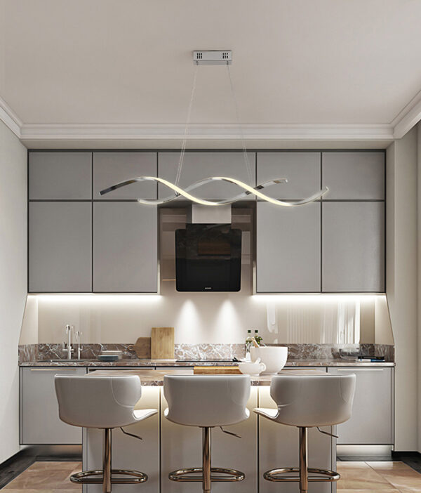 ขาย โคมไฟเกลียวโค้งติดเพดาน Twist Chandelier