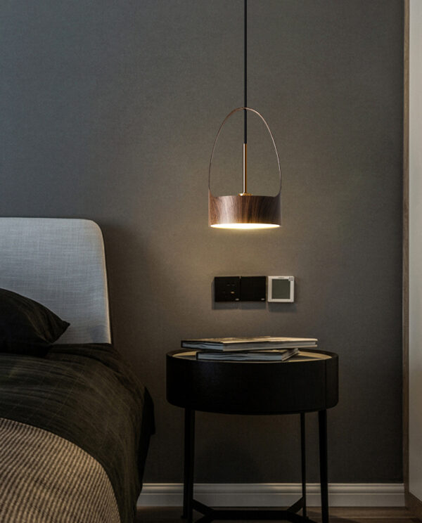 ขาย โคมไฟไม้ติดเพดาน Wooden Ceiling Lamp