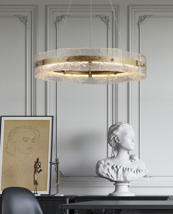 ขาย โคมไฟติดเพดาน Circle Luxury Chandelier
