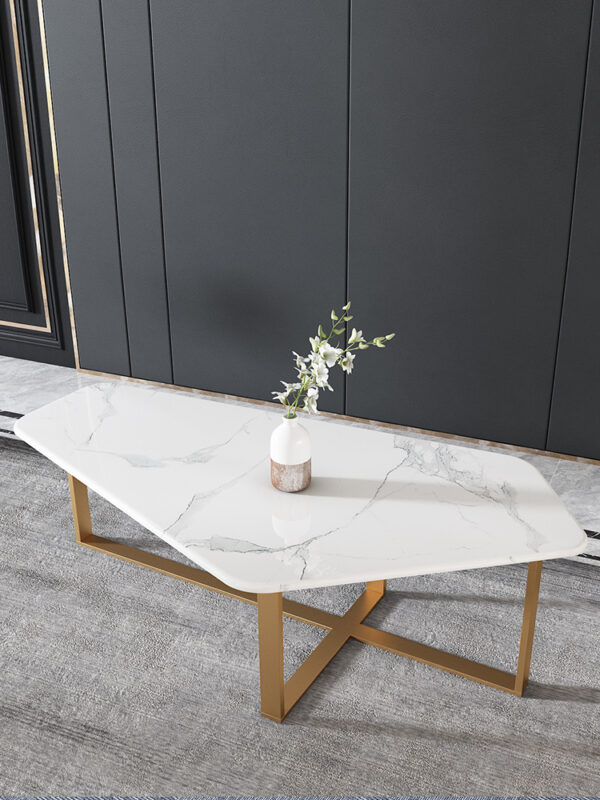 ขาย โต๊ะกลางลายหินอ่อน Designed Center Table