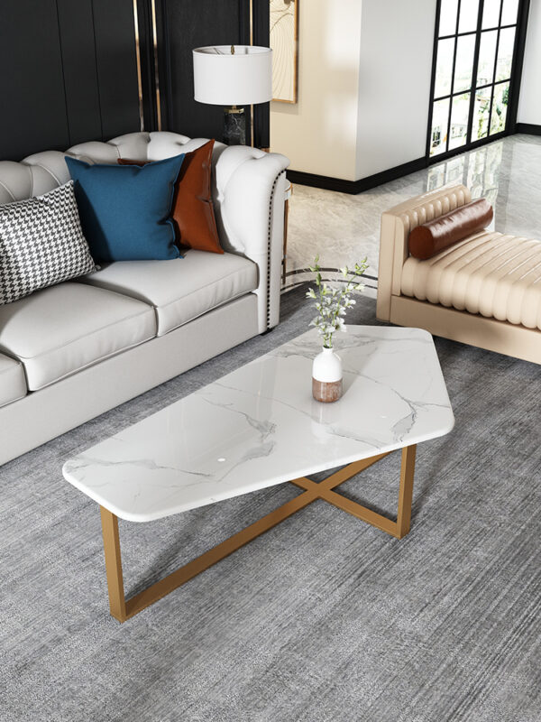 ขาย โต๊ะกลางลายหินอ่อน Designed Center Table