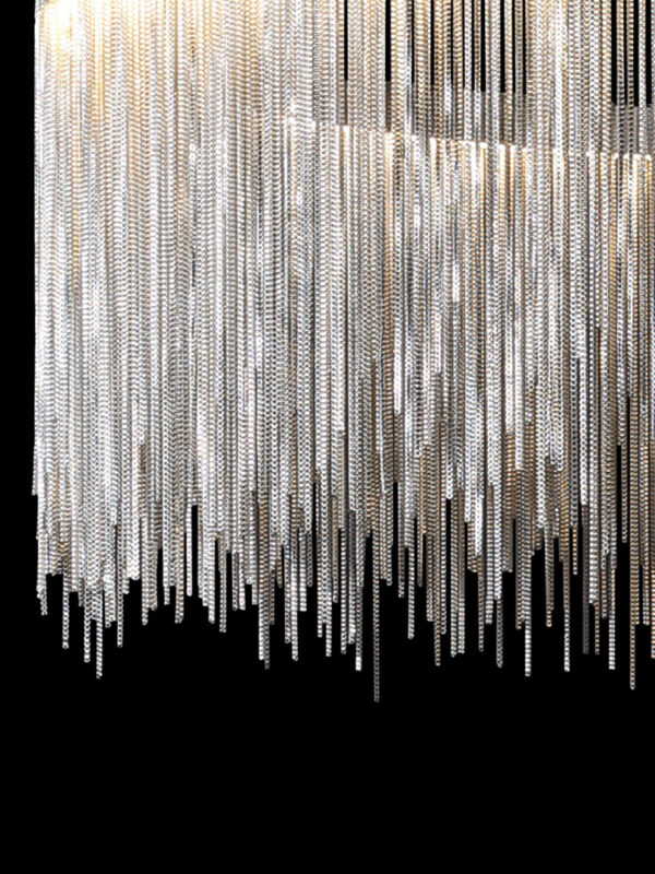 ขาย โคมไฟแต่งบ้านติดเพดาน Luxury Nordic Circle Chandelier